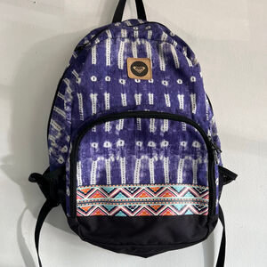 Roxy Purple Tie-Dye Backpack One Size